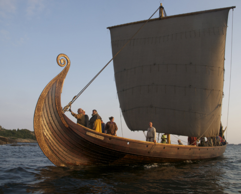 Saga Oseberg er en kopi av et ekte vikingskip